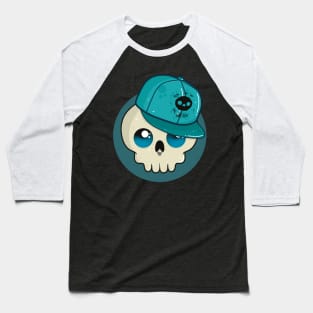 Cute Skull with SnapBack Cap Baseball T-Shirt